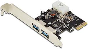 Scheda PCIe USB 3.1 Gen1 (USB 3.0) a 2 porte